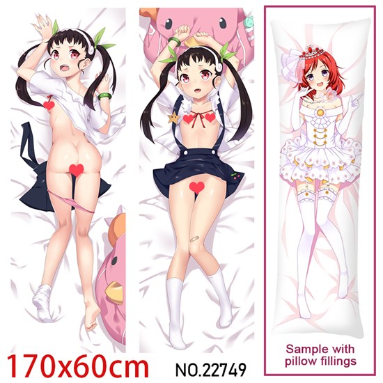 Anime Girl Hachikuji Mayoi Dakimakura Hugging Body Pillow Case Cover