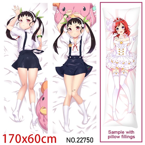 Anime Girl Hachikuji Mayoi Dakimakura Hugging Body Pillow Case Cover