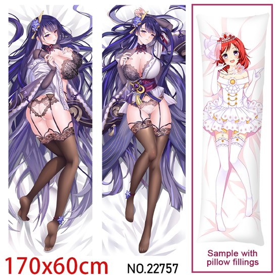 Anime Girl Beelzebul Dakimakura Hugging Body Pillow Case Cover