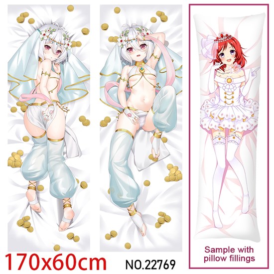 Anime Girl Kokkoro Dakimakura Hugging Body Pillow Case Cover