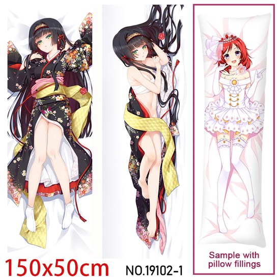 Anime Girl Renge Dakimakura Hugging Body Pillow Case Cover