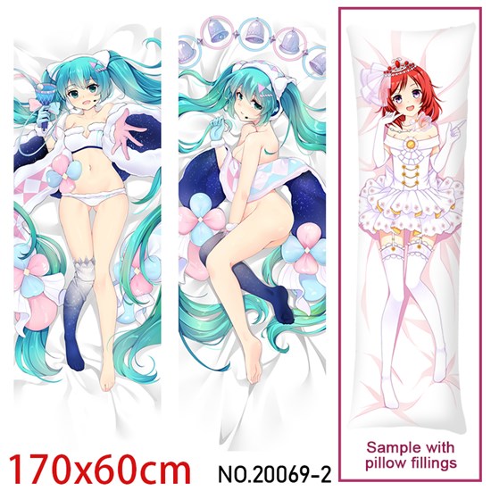 Anime Girl Miku Dakimakura Hugging Body Pillow Case Cover