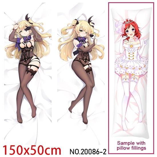 Anime Girl Fischl Dakimakura Hugging Body Pillow Case Cover