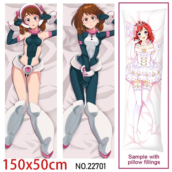 Anime Girl OCHACO URARAKA Dakimakura Hugging Body Pillow Case Cover