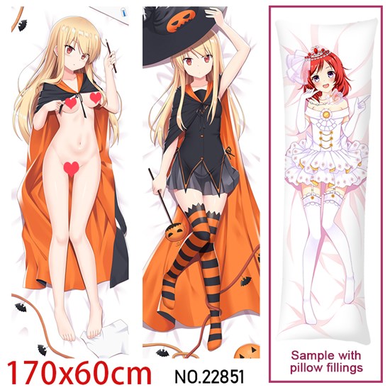 Anime Girl Shiina Mashiro Dakimakura Hugging Body Pillow Case Cover