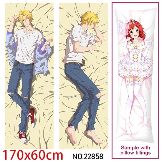 Anime Ash Lynx Dakimakura Hugging Body Pillow Case Cover