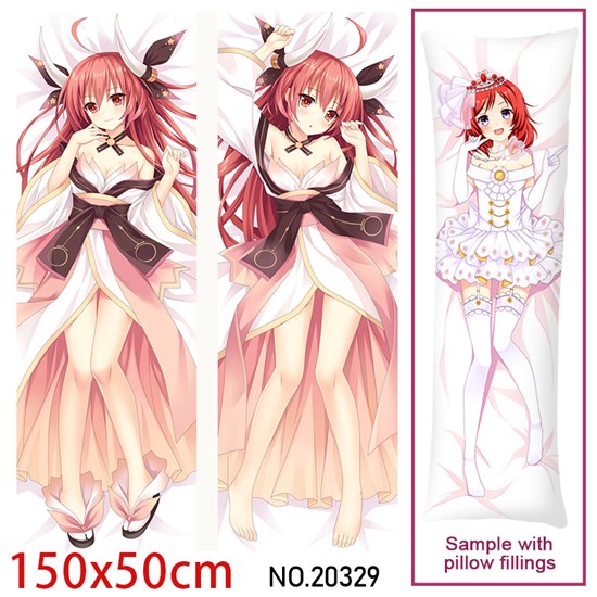 Anime Girl Tokisaki Kurumi Dakimakura Hugging Body Pillow Case Cover