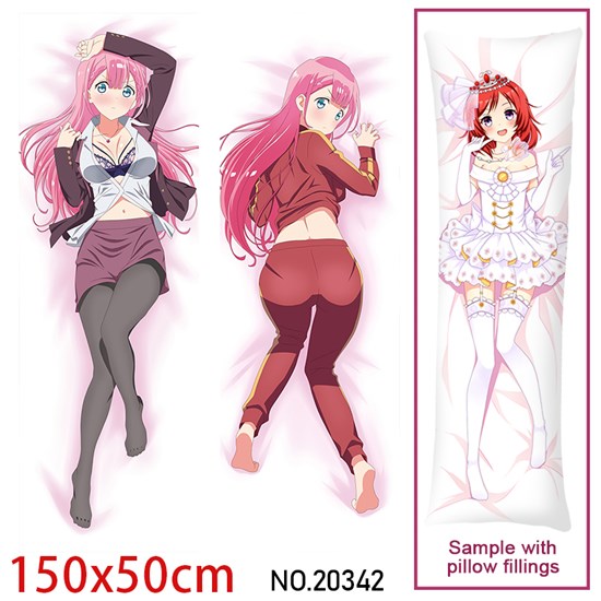 Japan Anime Girl Kirisu Mafuyu Dakimakura Hugging Body Pillow Case Cover