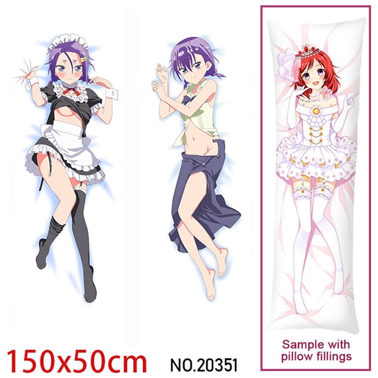 Japan Anime Girl Kominami Asumi Dakimakura Hugging Body Pillow Case Cover