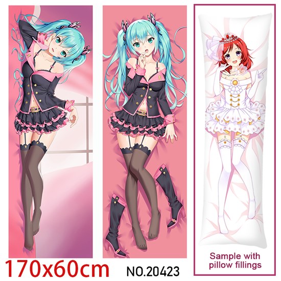 Japan Anime Girl Miku Dakimakura Hugging Body Pillow Case Cover
