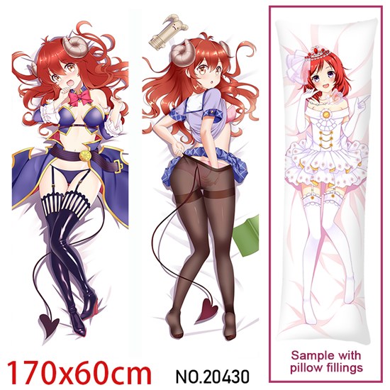 Japan Anime Girl Yuko Yoshida Dakimakura Hugging Body Pillow Case Cover