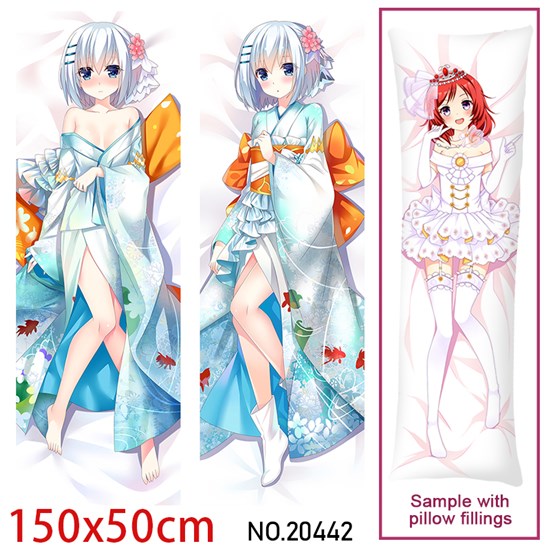 Japan Anime Girl Tobiichi Origami Dakimakura Hugging Body Pillow Case Cover