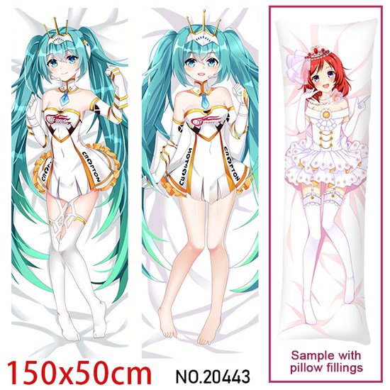 Japan Anime Girl Miku Dakimakura Hugging Body Pillow Case Cover