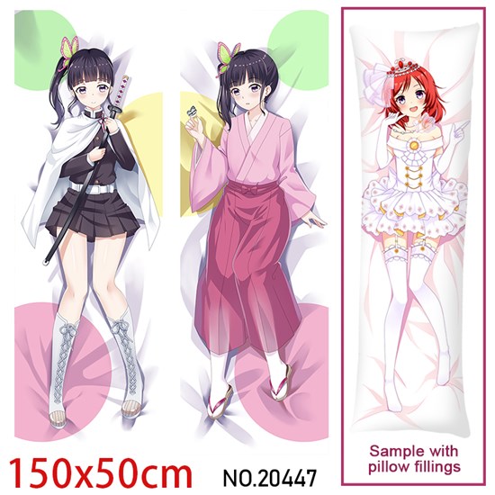 Japan Anime Girl Tsuyuri Kanao Dakimakura Hugging Body Pillow Case Cover