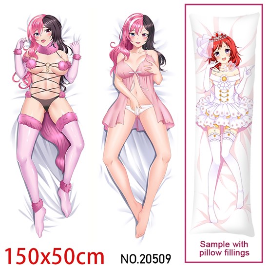 Anime Girl Neopolitan Dakimakura Hugging Body Pillow Case Cover