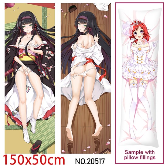 Japan Anime Girl Renge Dakimakura Hugging Body Pillow Case Cover