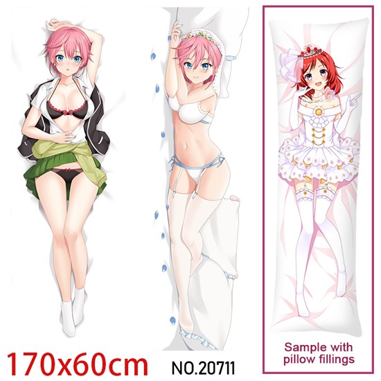 Japan Anime Girl Nakano Ichika Dakimakura Hugging Body Pillow Case Cover