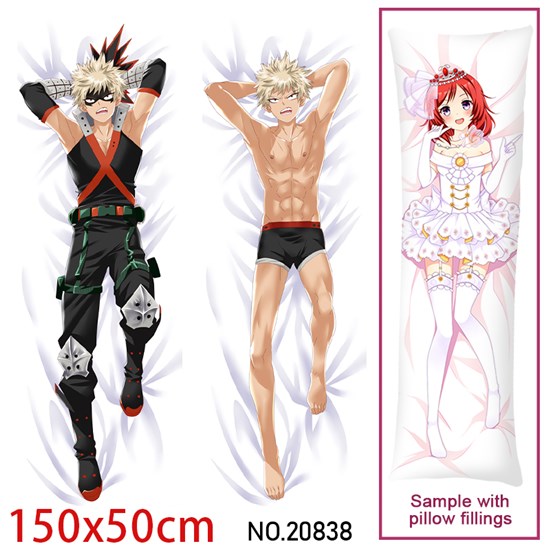 Japan Anime Bakugou Katsuki Dakimakura Hugging Body Pillow Case Cover