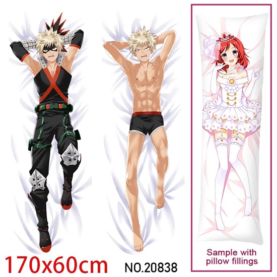 Japan Anime Bakugou Katsuki Dakimakura Hugging Body Pillow Case Cover