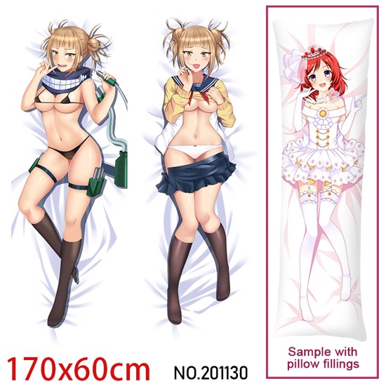 Japan Anime Girl Himiko Toga Dakimakura Hugging Body Pillow Case Cover