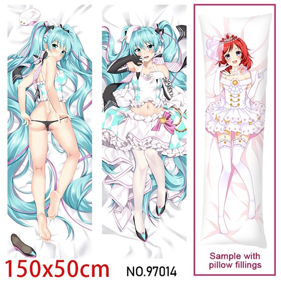 Anime Girl Miku Dakimakura Hugging Body Pillow Case Cover