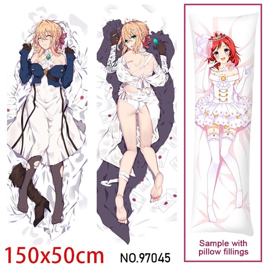 Japan Anime Girl Violet Evergarden Dakimakura Hugging Body Pillow Case Cover
