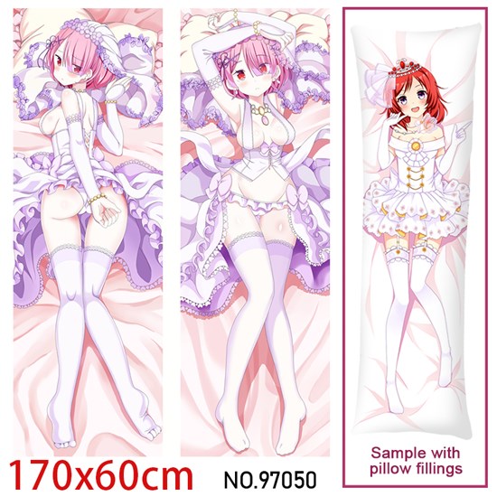 Japan Anime Girl Ram Dakimakura Hugging Body Pillow Case Cover
