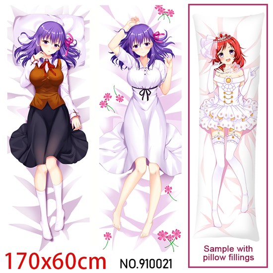 Anime Girl Matou Sakura Dakimakura Hugging Body Pillow Case Cover