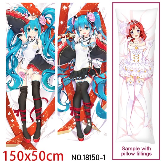 Japan Anime Girl Hatsune Miku Dakimakura Hugging Body Pillow Case Cover