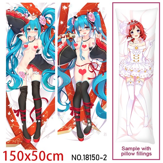 Japan Anime Girl Hatsune Miku Dakimakura Hugging Body Pillow Case Cover