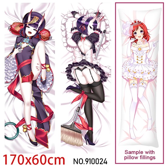 Japan Anime Girl Shuten Douji Dakimakura Hugging Body Pillow Case Cover