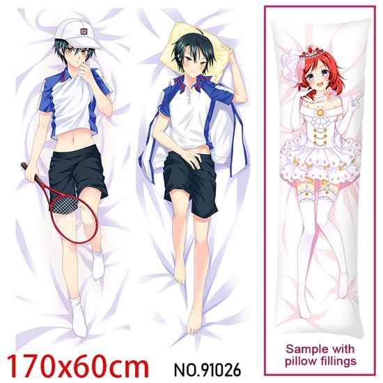 Japan Anime Ryoma Echizen Dakimakura Hugging Body Pillow Case Cover