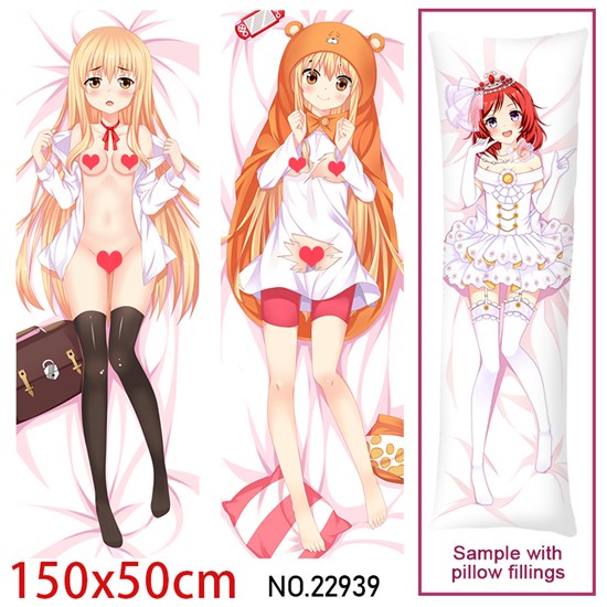 Japan Anime Girl Doma Umaru Dakimakura Hugging Body Pillow Case Cover