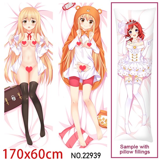 Japan Anime Girl Doma Umaru Dakimakura Hugging Body Pillow Case Cover