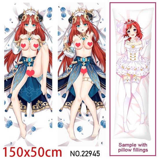 Anime Game Nilou Dakimakura Hugging Body Pillow Case Cover