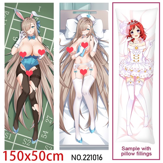 Anime Game Girl Itinose Asena Hugging Body Pillow Case Cover
