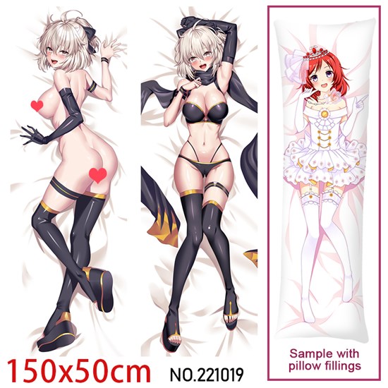Anime Game Girl Joan of Arc Hugging Body Pillow Case Cover