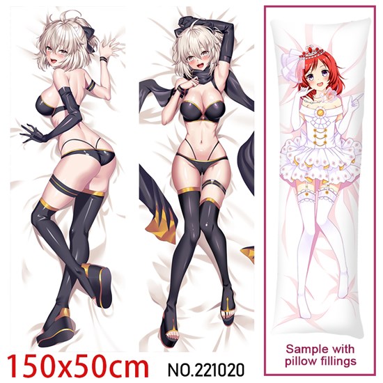 Anime Game Girl Joan of Arc Hugging Body Pillow Case Cover