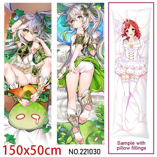 Anime Game Girl Nahida Hugging Body Pillow Case Cover