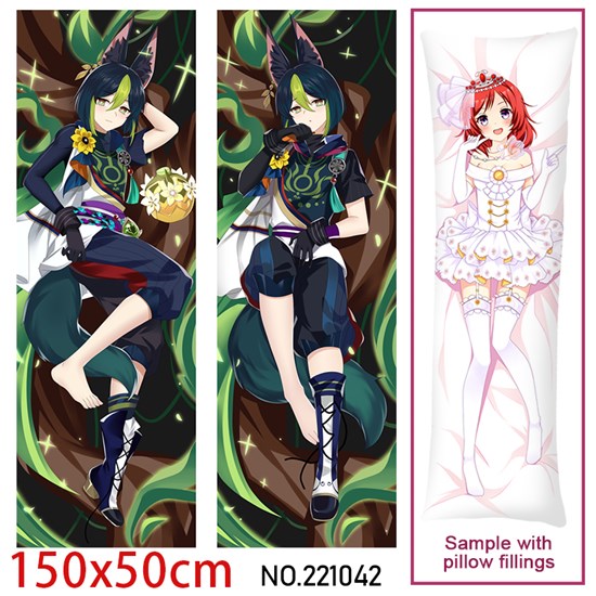 Anime Tighnari Dakimakura Hugging Body Pillow Case Cover