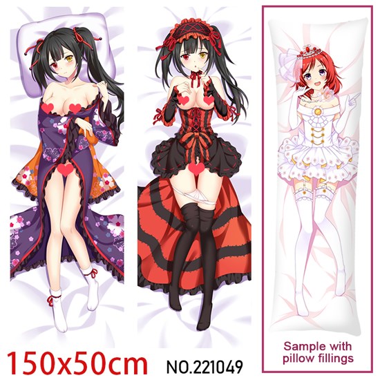 Anime Nightmare Tokisaki Kurumi Dakimakura Hugging Body Pillow Case Cover