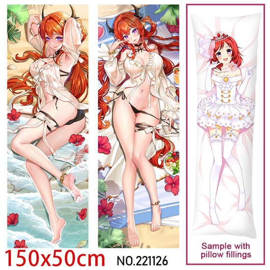 Anime Girl Surtr Dakimakura Hugging Body Pillow Case Cover