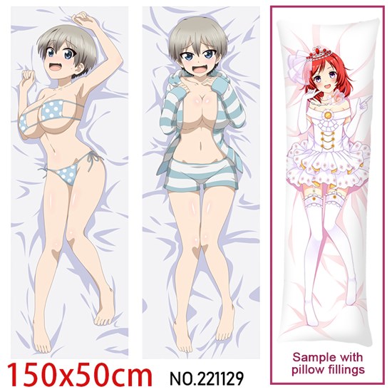 Anime Girl Uzaki Hana Dakimakura Hugging Body Pillow Case Cover