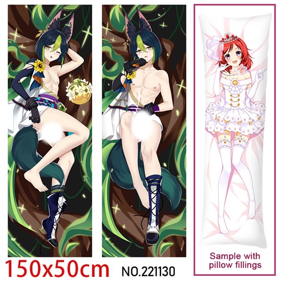 Anime Tighnari Dakimakura Hugging Body Pillow Case Cover