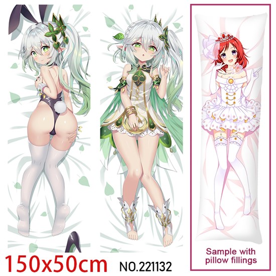 Anime Girl Nahida Dakimakura Hugging Body Pillow Case Cover