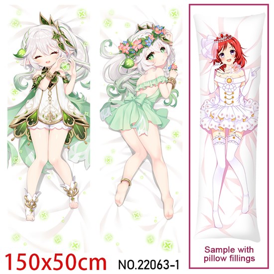 Anime Girl Nahida Dakimakura Hugging Body Pillow Case Cover