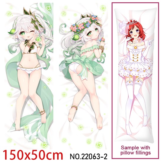 Anime Girl Nahida Dakimakura Hugging Body Pillow Case Cover