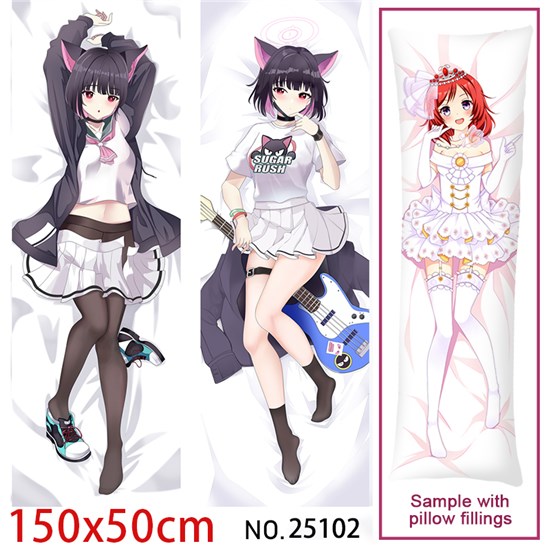 Anime Girl Kyoyama Kazusa Dakimakura Hugging Body Pillow Case Cover