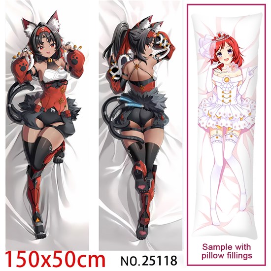 Anime Girl Nekomiya Mana Dakimakura Hugging Body Pillow Case Cover