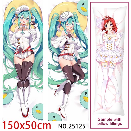 Anime Girl Miku Dakimakura Hugging Body Pillow Case Cover